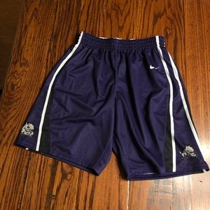 Nike TCU Basketball shorts